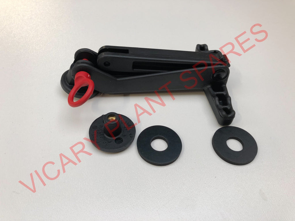WINDOW STAY WITH RELEASE PIN JCB Part No. 160/00472 - Vicary Plant Spares