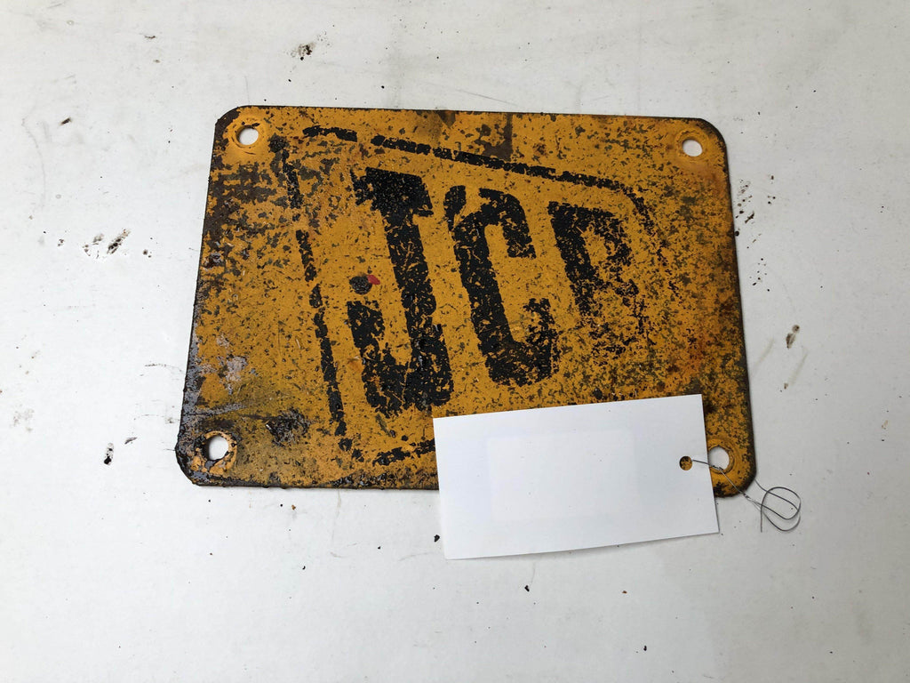 SECOND HAND PLATE JCB Part No. 162/00851 - Vicary Plant Spares