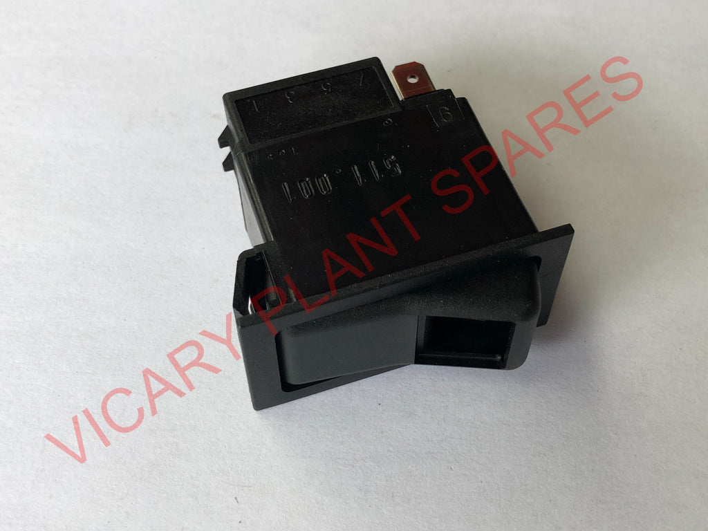 ILLUMINATED 1-WAY SWITCH JCB Part No. 701/10100 3CX, EARLY EXCAVATOR, LOADALL, VINTAGE, WHEELED LOADER Vicary Plant Spares