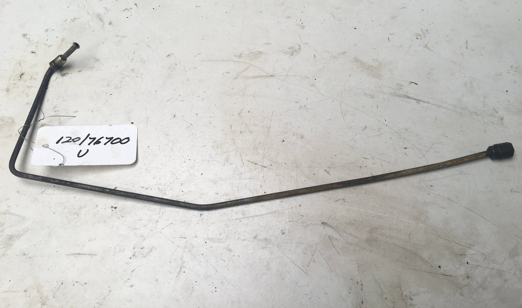 SECOND HAND BRAKE PIPE RH JCB Part No. 120/76700U 3CX, BACKHOE, SECOND HAND, USED Vicary Plant Spares