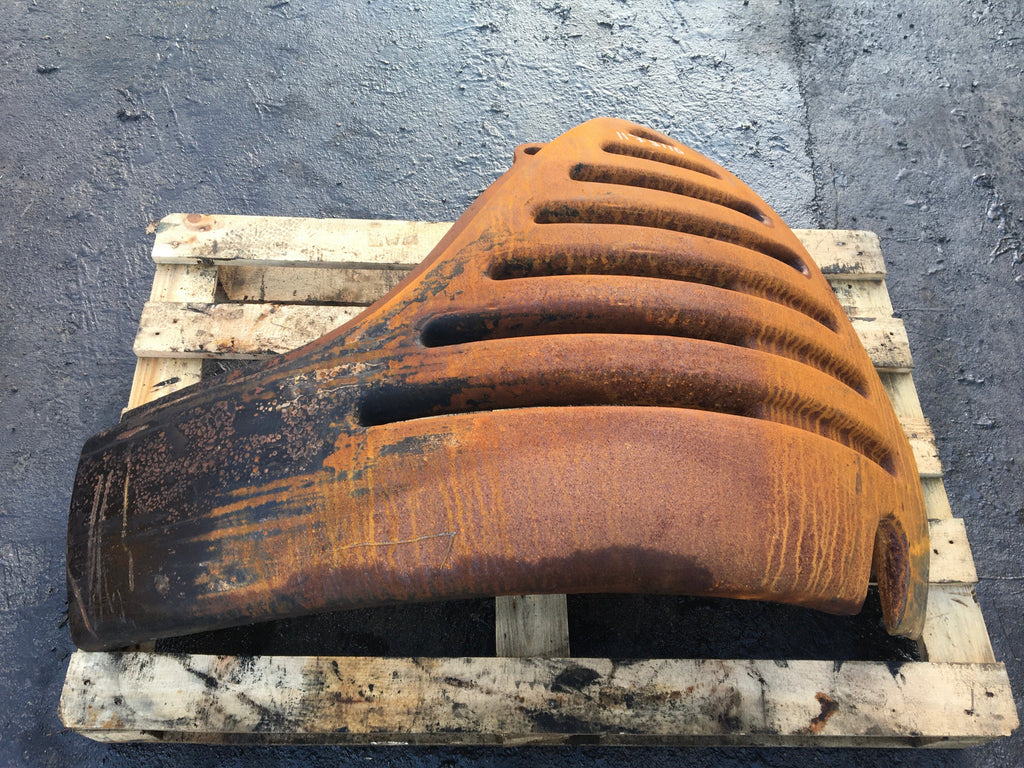 SECOND HAND COUNTERWEIGHT RH JCB Part No. 234/06401 MINI DIGGER, SECOND HAND, USED Vicary Plant Spares