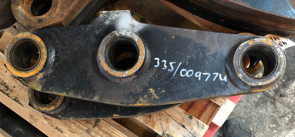 SECOND HAND BUCKET LINK JCB Part No. 335/00977 SECOND HAND, USED, WHEELED LOADER Vicary Plant Spares