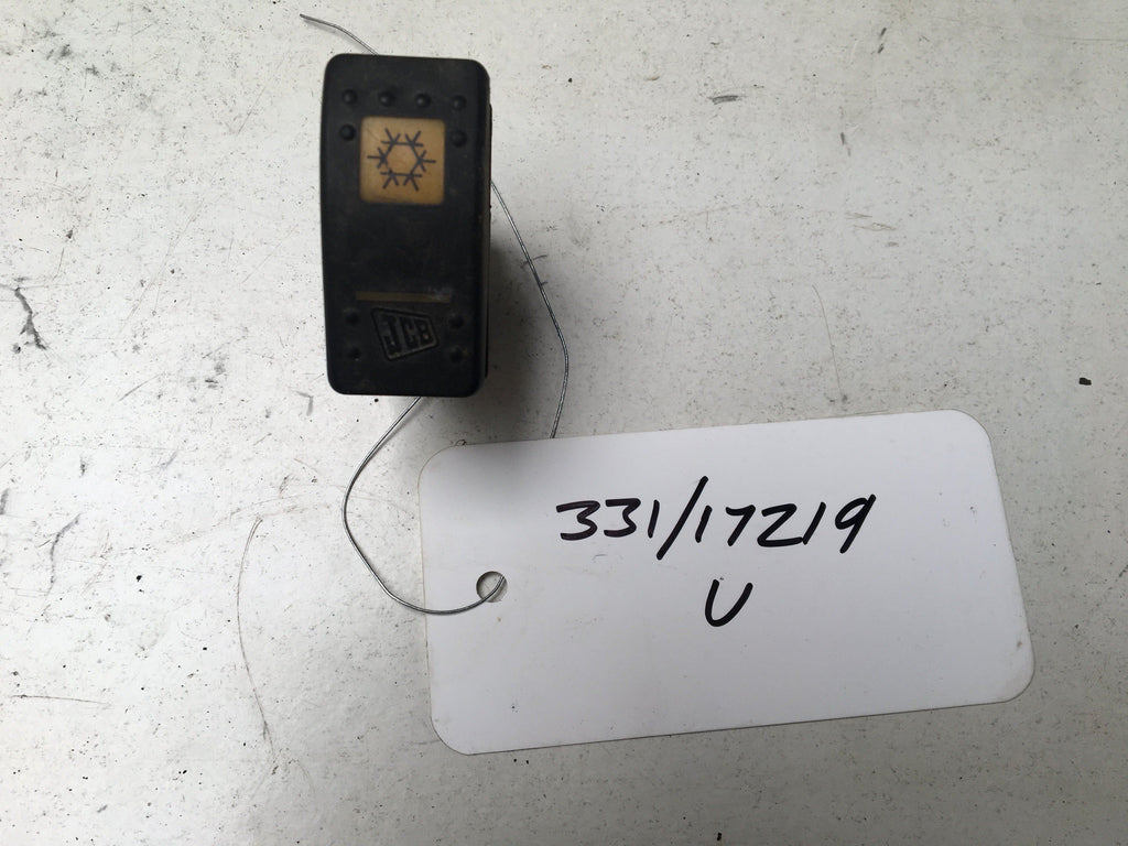 SECOND HAND AC SWITCH JCB Part No. 331/17219 SECOND HAND, USED, WHEELED LOADER Vicary Plant Spares