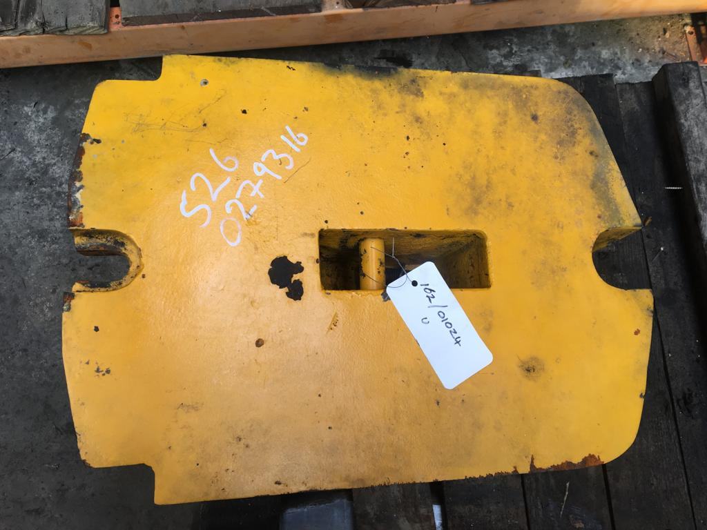 SECOND HAND COUNTER WEIGHT JCB Part No. 162/01024 LOADALL, SECOND HAND, TELEHANDLER, USED Vicary Plant Spares