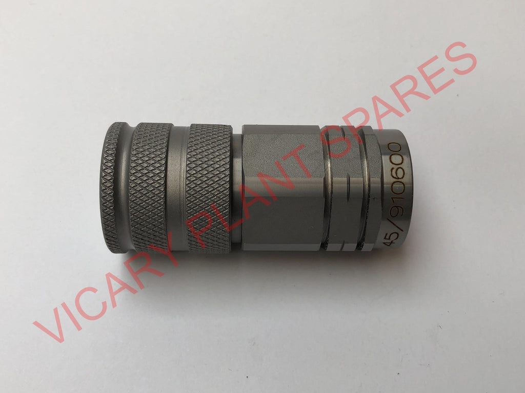 QUICK RELEASE COUPLING FEMALE 3/8 BSP JCB Part No. 45/910600 3CX, LOADALL, WHEELED LOADER Vicary Plant Spares