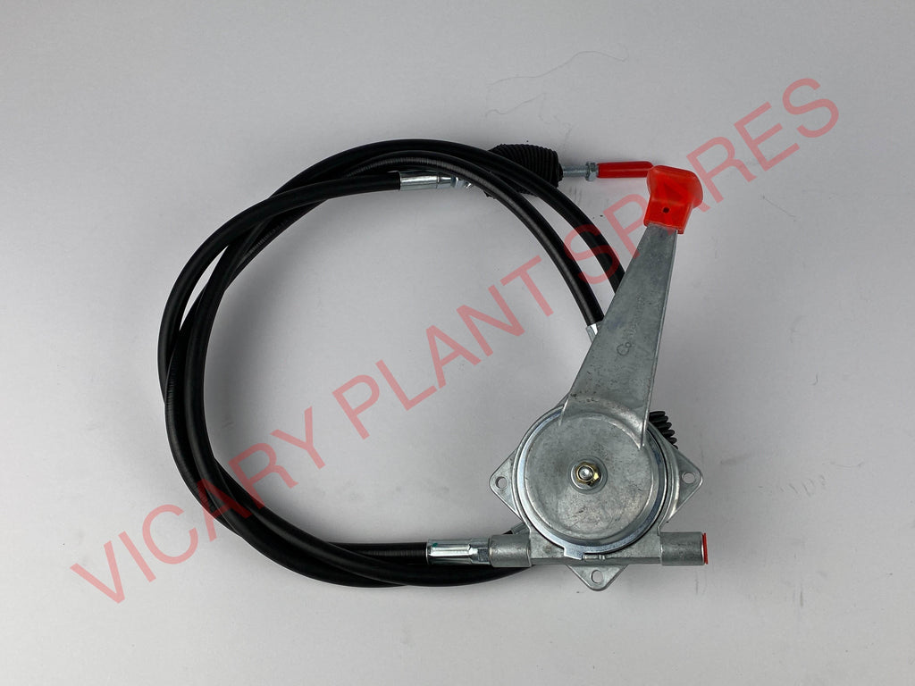 THROTTLE CABLE ASSEMBLY with LEVER JCB Part No. 910/43800 - Vicary Plant Spares