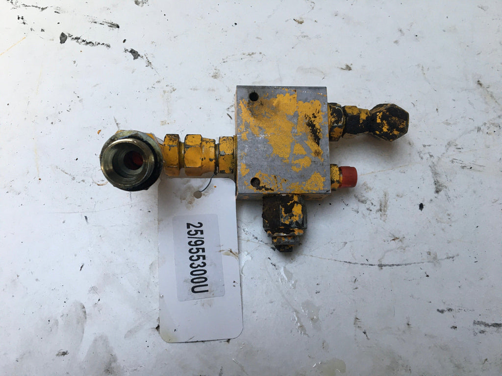 SECOND HAND COUNTERBALANCE VALVE JCB Part No. 25/955300 fs, LOADALL, SECOND HAND, TELEHANDLER, USED Vicary Plant Spares