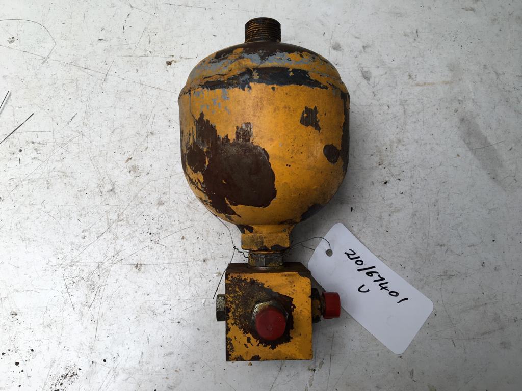 SECOND HAND ACCUMULATOR JCB Part No. 210/67401 EARLY EXCAVATOR, SECOND HAND, USED, VINTAGE Vicary Plant Spares