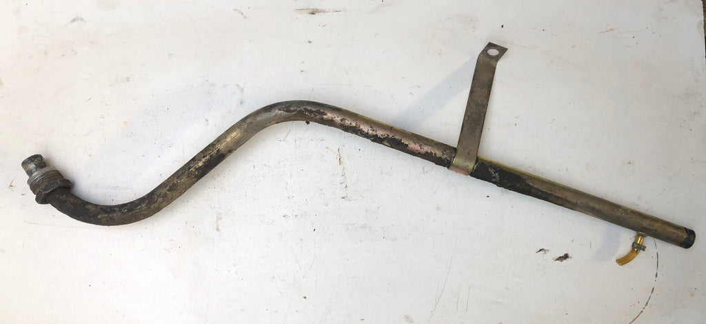 SECOND HAND DIPSTICK TUBE ASSEMBLY JCB Part No. 141/47800 2CX, SECOND HAND, USED Vicary Plant Spares