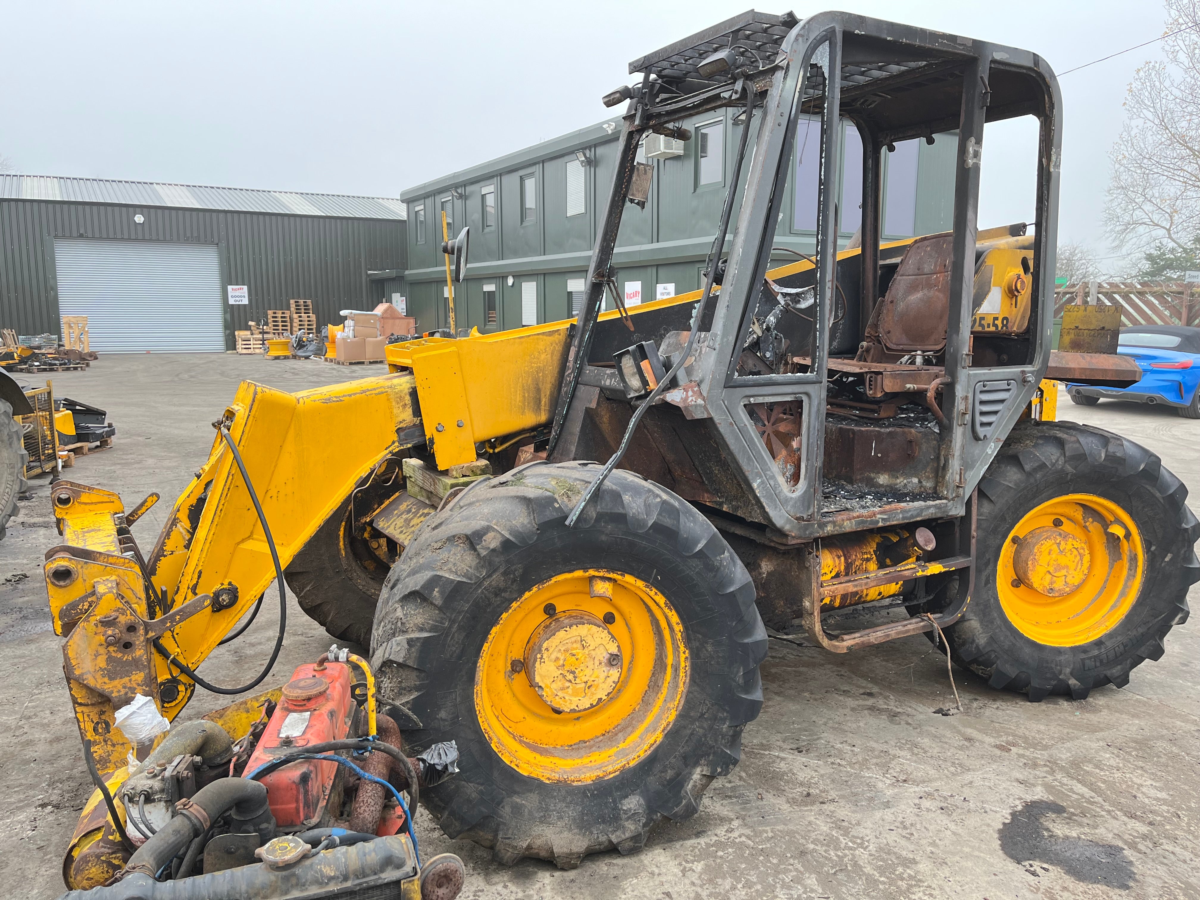 JCB 525-58 FARM SPECIAL SERIAL NUMBER 566224 YEAR 1991 - Vicary Plant ...