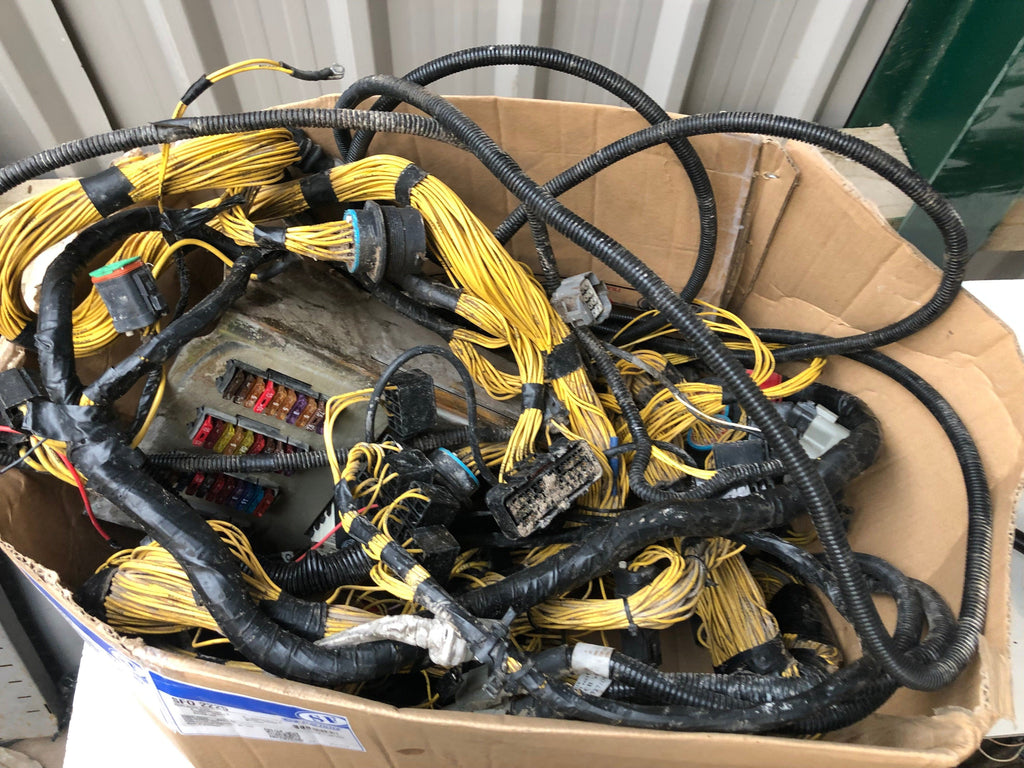 SECOND HAND CAB HARNESS 426-456 JCB Part No. 721/12491 SECOND HAND, USED, WHEELED LOADER Vicary Plant Spares