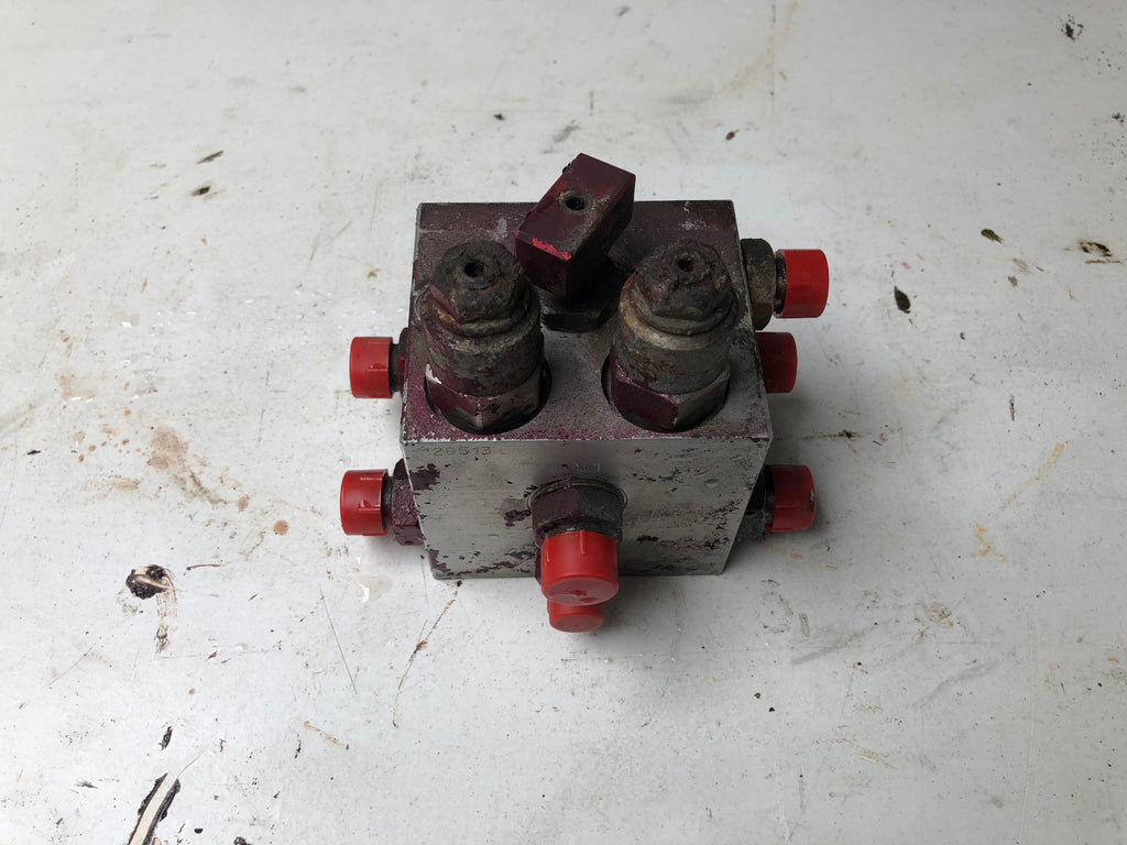 SECOND HAND CAB LOWERING VALVE JCB Part No. 25/221537 JS EXCAVATOR, JS130, JS200, SECOND HAND, USED Vicary Plant Spares