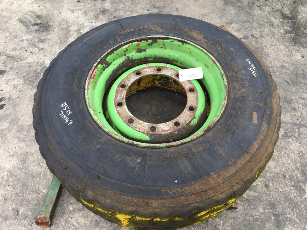 SECOND HAND 150W WHEEL RIM & TYRE 10 STUD  Vicary Plant Spares
