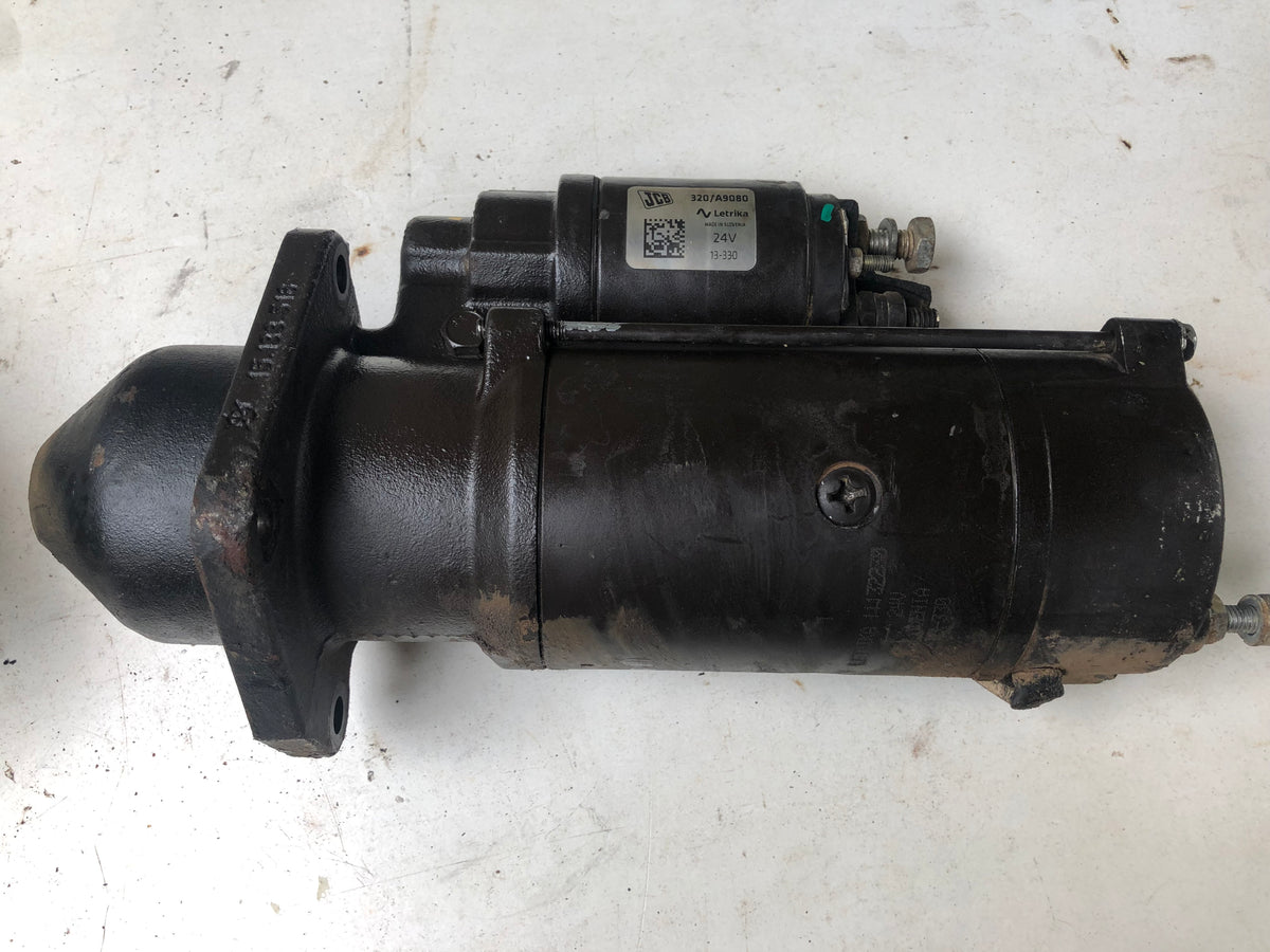 SECOND HAND STARTER MOTOR 24V JCB Part No. 320/A9080 Vicary Plant JCB