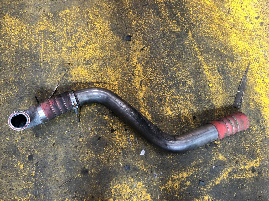 SECOND HAND CAC PIPE - COMP TO COOLER JCB Part No. 332/V7454 SECOND HAND, USED, WHEELED LOADER Vicary Plant Spares