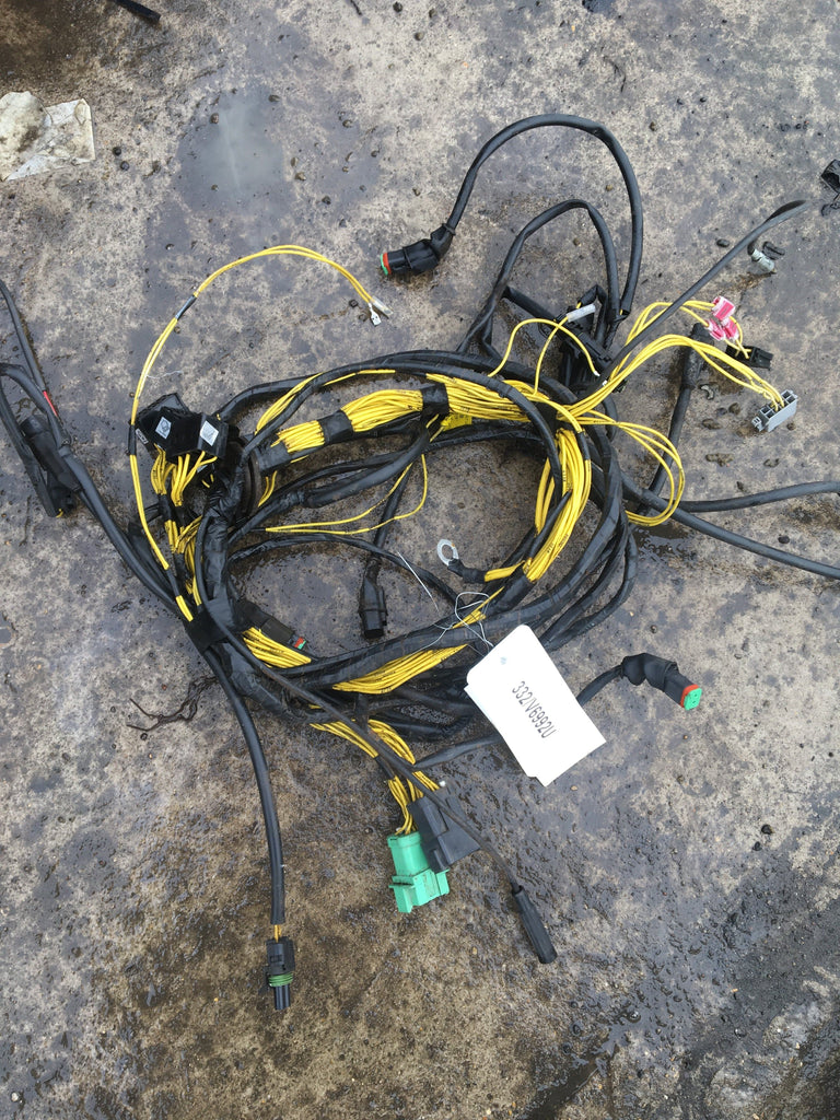 SECOND HAND CAB HARNESS JCB Part No. 332/V6992 SECOND HAND, USED, WHEELED LOADER Vicary Plant Spares