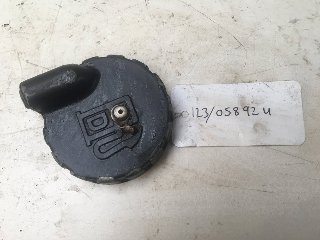 SECOND HAND DIESEL FILLER CAP JCB Part No. 123/05892 SECOND HAND, USED, WHEELED LOADER Vicary Plant Spares